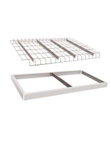Estante Adicional SIMONRACK Ecoforte 1806 rex blanco | Estantería sin tornillos ECOFORTE para carga media-alta