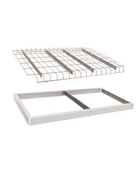 Estante Adicional SIMONRACK Ecoforte 1806 rex blanco | Estantería sin tornillos ECOFORTE para carga media-alta