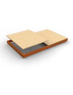 Estante Adicional SIMONRACK Ecoforte chipboard 1807 naranja | Estantería sin tornillos ECOFORTE para carga media-alta