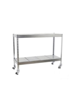 Estantería SIMONRACK Ecoforte con Ruedas 1507-2 metal 900 Galvanizada/Galvanizada | Estantería sin tornillos ECOFORTE para carga
