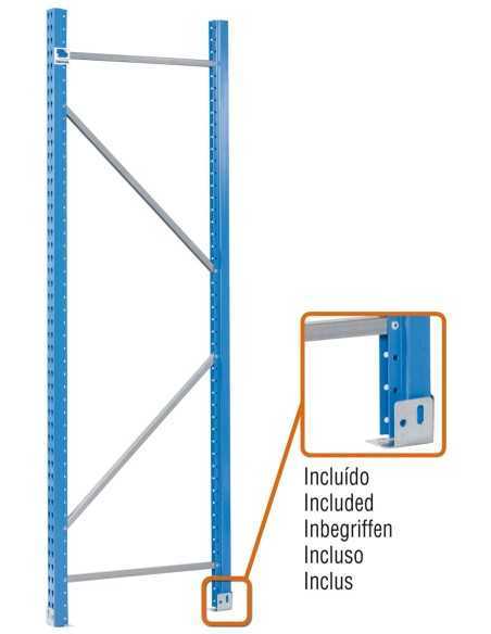 Estantería SIMONRACK Bastidor stitan desmontado 1800x900 azul | Accesorio SimonRack para estanterías modulares