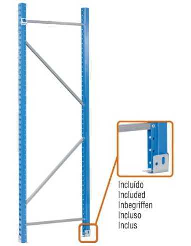 Estantería SIMONRACK Bastidor stitan desmontado 3000x1200 azul | Accesorio SimonRack para estanterías modulares