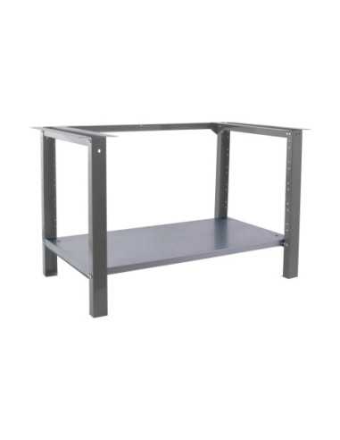 Estructura Mesa de Trabajo SIMONWORK BT6 pro 830x1078x730 gris | Mesa de trabajo SimonRack profesional y resistente