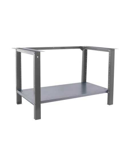 Estructura Mesa de Trabajo SIMONWORK BT6 pro 830x1078x730 gris | Mesa de trabajo SimonRack profesional y resistente