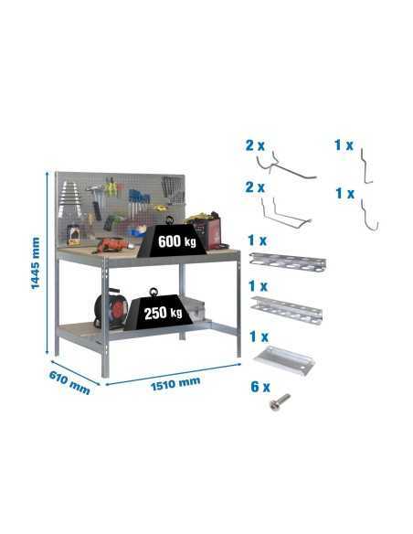 Estantería SIMONRACK Pack simonwork bt2 1500 gal/mad+ 9accs