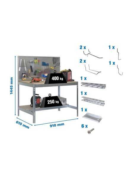 Estantería SIMONRACK Pack simonwork bt2 900 gal/mad+ 9accs
