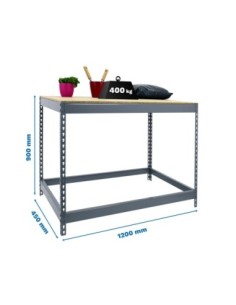 Mesa de Trabajo SIMONRACK Simonwork basic 1 901245-1 gris/madera