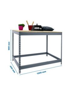 Mesa de Trabajo SIMONRACK Simonwork basic 1 901245-1 gris/madera