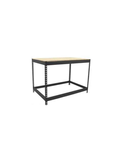 Mesa de Trabajo SIMONWORK Basic 1 902190-1 antracita/madera | Mesa de trabajo SimonRack profesional y resistente