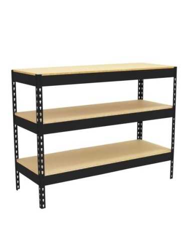 Mesa de Trabajo SIMONWORK Basic 3 901290-3 antracita/madera | Mesa de trabajo SimonRack profesional y resistente