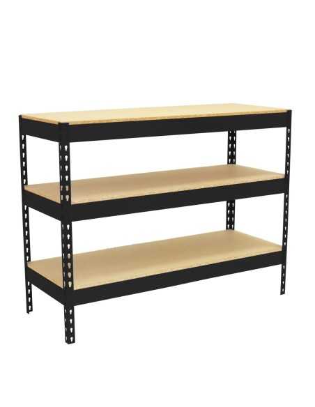 Mesa de Trabajo SIMONWORK Basic 3 901860-3 antracita/madera | Mesa de trabajo SimonRack profesional y resistente