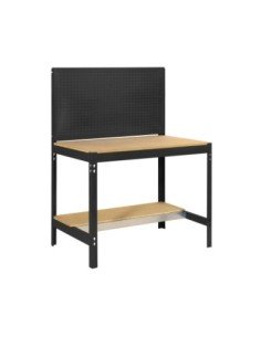 Mesa de Trabajo SIMONWORK BT 2 1500 antracita/madera | Mesa de trabajo SimonRack profesional y resistente