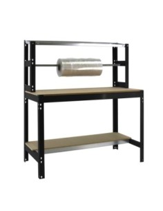 Mesa de Trabajo SIMONWORK BT 4 1500 antracita/madera | Mesa de trabajo SimonRack profesional y resistente