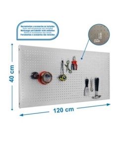 Panel para Herramientas PANELCLICK 1200x400 galva + 8 hook
