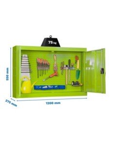 Armario Herramientas CABINET Tools Desmontado 550x1200mm verde | Mesa de trabajo SimonRack profesional y resistente
