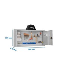 Armario Herramientas CABINET Tools Desmontado 550x900mm blanco | Mesa de trabajo SimonRack profesional y resistente