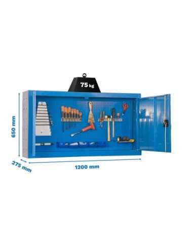 Armario Herramientas CABINET Tools Desmontado 650x1200mm azul | Mesa de trabajo SimonRack profesional y resistente