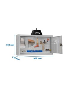 Armario Herramientas CABINET Tools Desmontado 650x900mm blanco | Mesa de trabajo SimonRack profesional y resistente