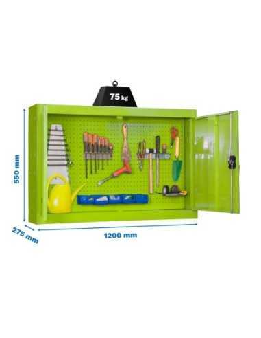 Armario Herramientas CABINET Tools Monobloque 550x1200mm verde | Mesa de trabajo SimonRack profesional y resistente
