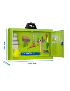 Armario Herramientas CABINET Tools Monobloque 550x900mm verde | Mesa de trabajo SimonRack profesional y resistente