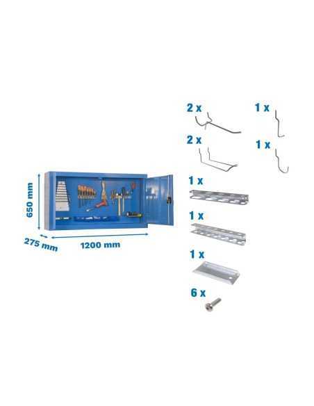 Armario Herramientas SIMONRACK Cabinet tools Monobloque 650x1200mm azul+ 9 accs