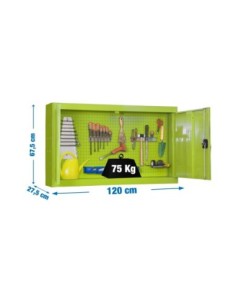 Armario Herramientas CABINET Tools Monobloque 650x1200mm verde | Mesa de trabajo SimonRack profesional y resistente