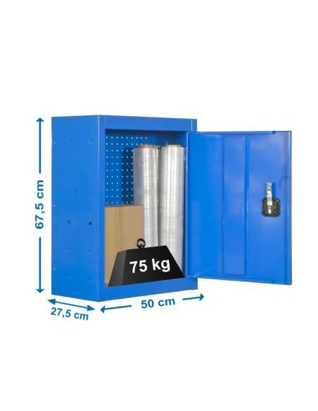 Armario Herramientas CABINET Tools Monobloque 650x500mm azul | Mesa de trabajo SimonRack profesional y resistente