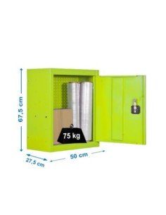 Armario Herramientas CABINET Tools Monobloque 650x500mm verde | Mesa de trabajo SimonRack profesional y resistente