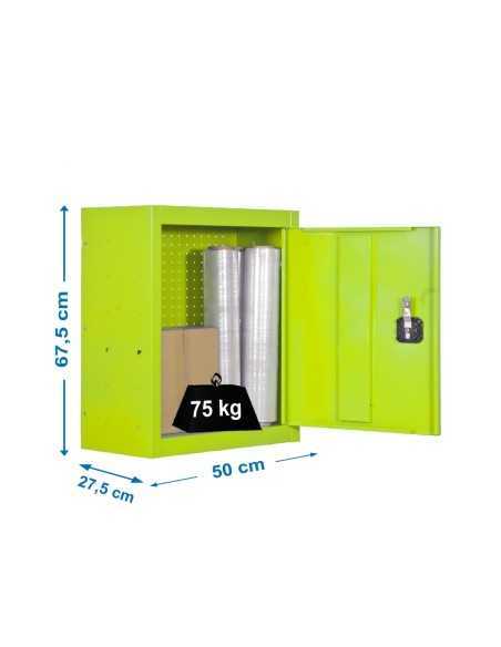 Armario Herramientas CABINET Tools Monobloque 650x500mm verde | Mesa de trabajo SimonRack profesional y resistente