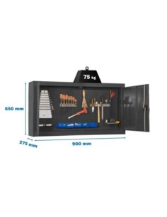 Armario Herramientas CABINET Tools Monobloque 650x900mm antracita | Mesa de trabajo SimonRack profesional y resistente