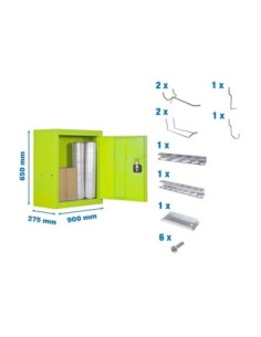 Armario Herramientas SIMONRACK Cabinet tools Monobloque  650x900mm verde+ 9 accs