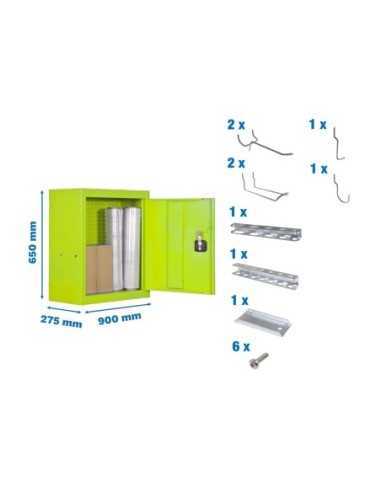 Armario Herramientas SIMONRACK Cabinet tools Monobloque 650x900mm verde+ 9 accs