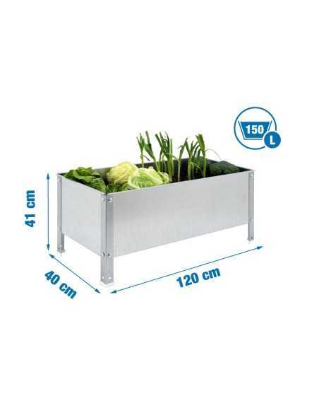 Huerto Urbano SIMONGARDEN 410x1200x400 galvanizada/galv-150l