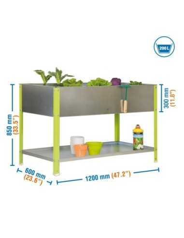 Huerto Urbano SIMONGARDEN top 850x1200x600 ver/ga-200l