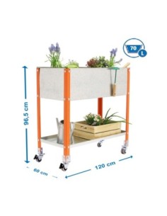 Huerto Urbano SIMONGARDEN top con Ruedas 1200x600 nar/ga