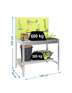 Estantería SIMONGARDEN bt2 1200x600 galvanizada/verde