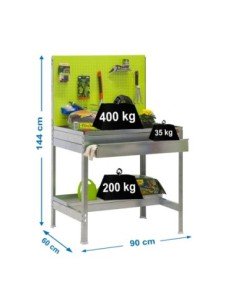 Estantería SIMONGARDEN bt2 box 900x600 galvanizada/verde