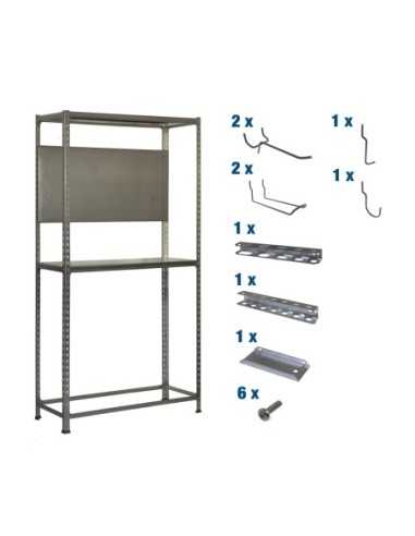 Estantería SIMONRACK Pack simonracing plus 3/400 gri+bolsa 9accs