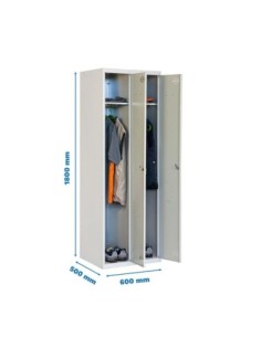 Armario Taquilla Simonlocker Profesional dism.single 2/2 300 (600) gris