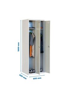 Armario Taquilla Simonlocker Profesional dism.single 2/2 300 (600) gris