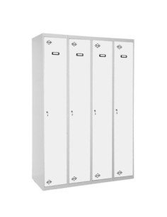 Taquilla Consigna SIMONRACK Simonlocker profesional dism.single 4/4 300 (1200) gr/bl | Taquilla metálica SimonLocker para vestua