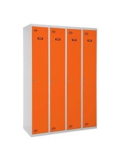 Taquilla Consigna SIMONRACK Simonlocker profesional dism.single 4/4 300 (1200) gr/na | Taquilla metálica SimonLocker para vestua