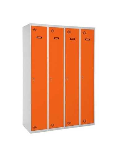 Taquilla Consigna SIMONRACK Simonlocker profesional dism.single 4/4 300 (1200) gr/na | Taquilla metálica SimonLocker para vestua