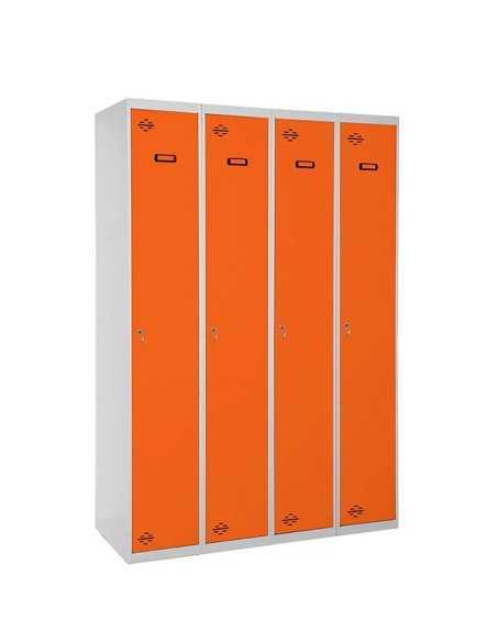 Taquilla Consigna SIMONRACK Simonlocker profesional dism.single 4/4 300 (1200) gr/na | Taquilla metálica SimonLocker para vestua