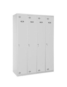 Armario Taquilla Simonlocker Profesional dism.single 4/4 300 (1200) gris