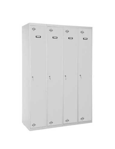 Armario Taquilla Simonlocker Profesional dism.single 4/4 300 (1200) gris