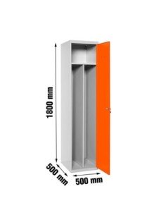 Armario Taquilla SIMON LOCKER Profesional dism.single-div 1/1 500 ini gr/na