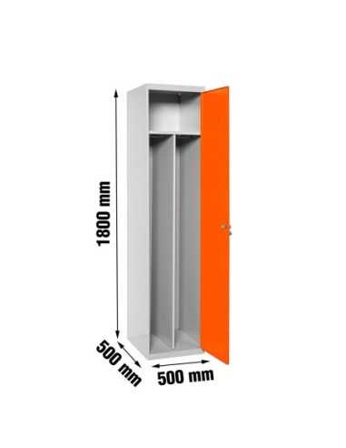Armario Taquilla SIMON LOCKER Profesional dism.single-div 1/1 500 ini gr/na