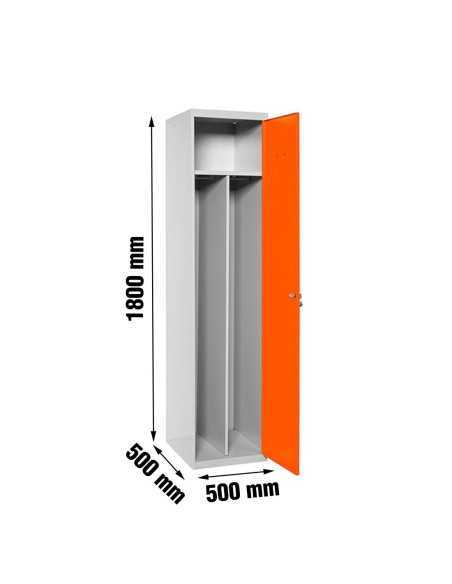 Armario Taquilla SIMON LOCKER Profesional dism.single-div 1/1 500 ini gr/na
