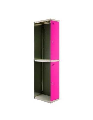 Armario Taquilla SIMON LOCKER Profesional dism.tandem 1/2 400 addi Gris/Rosa